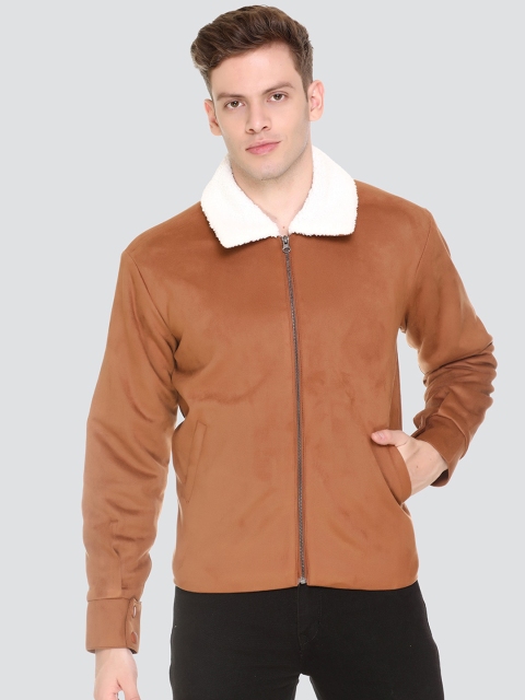 

HONNETE Men Tan Lightweight Tailored Jacket