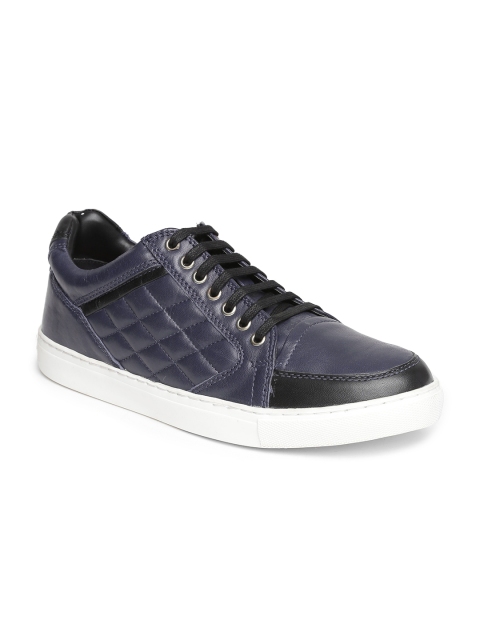 Ruosh Men Navy Leather Sneakers Ruosh Men Navy Leather Sneakers