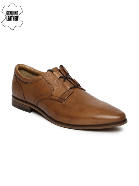 

Ruosh Work Men Brown Genuine Leather Semiformal Derbys