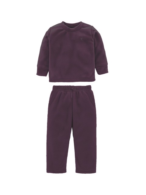 

Kanvin Boys Maroon Solid Night suit