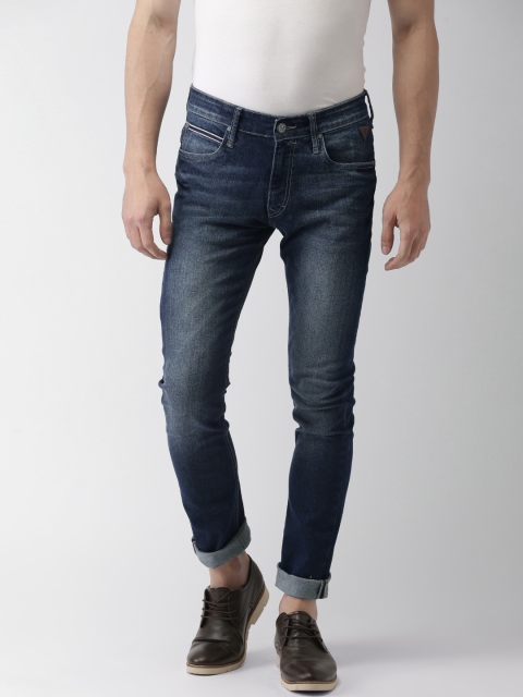 

Harvard Men Blue Skinny Fit Mid-Rise Clean Look Stretchable Jeans