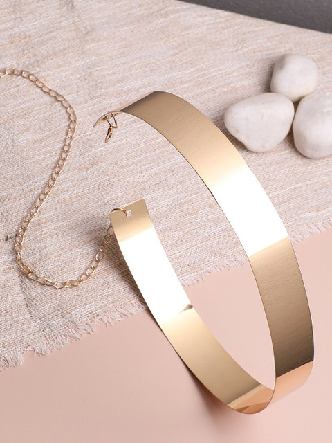 

HAUTE SAUCE by Campus Sutra Women Gold-Toned Formal Belt
