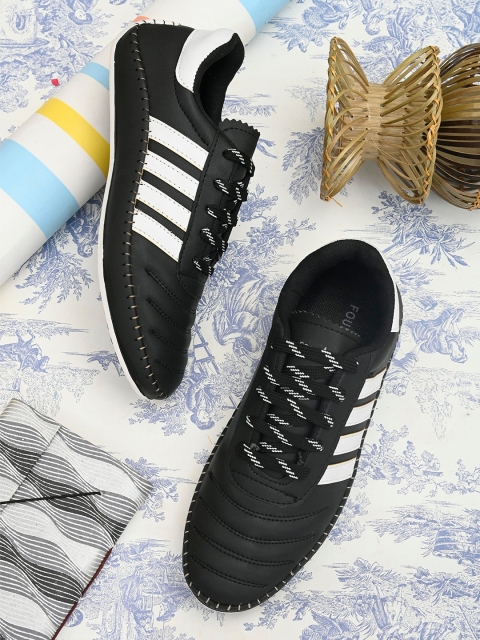 

FOUR STAR TRUCK SALES Men Black Striped Sneakers