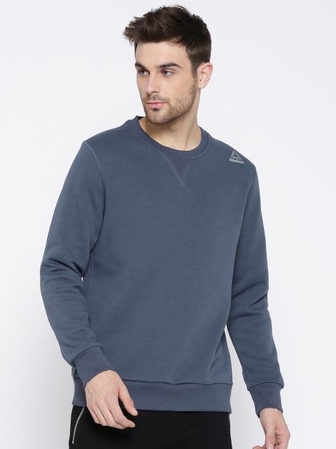 

Reebok Men Blue EL Fleece Crew Sweatshirt
