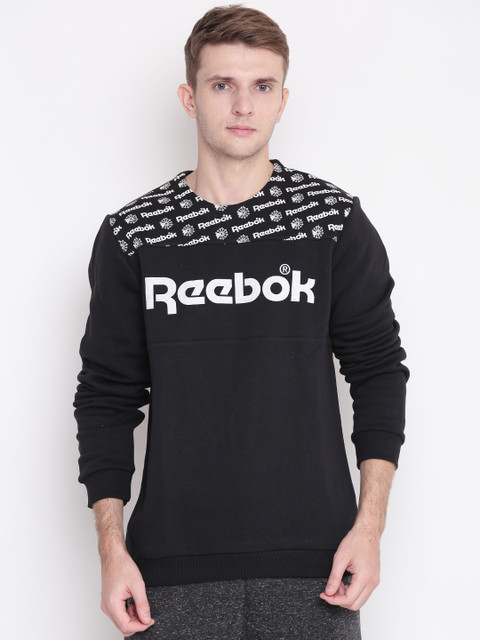 

Reebok Classic Men Black F GR CREWNECK Printed Sweatshirt