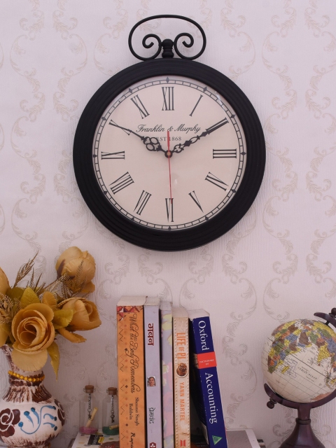 

Home Sparkle Off-White Dial Analogue 38 cm x 30 cm Wall Clock