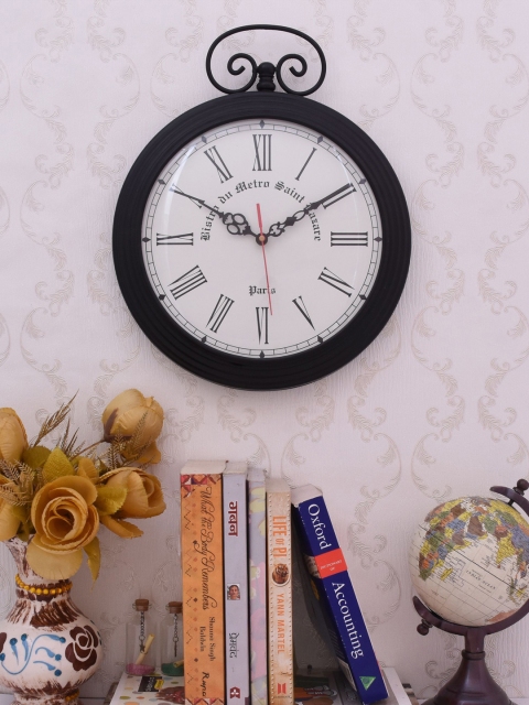

Home Sparkle White Dial Analogue 38 cm x 30 cm Wall Clock