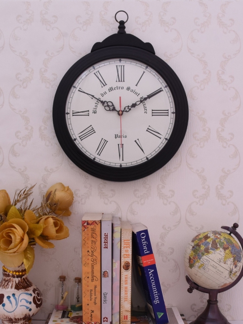 

Home Sparkle White Dial Analogue 38 cm x 30 cm Wall Clock