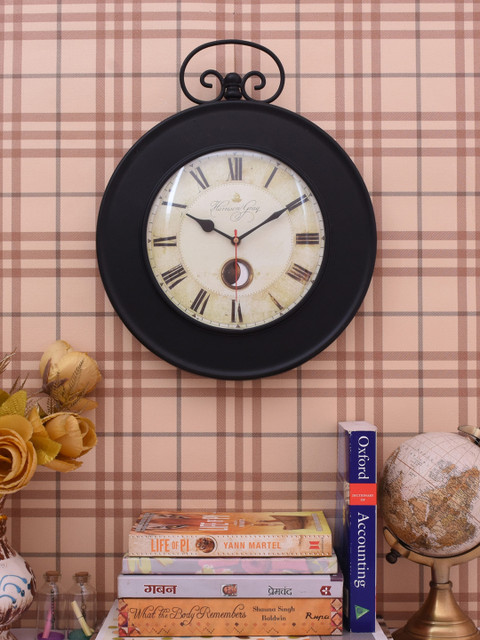 

Home Sparkle Off-White Dial Analogue 38 cm x 30 cm Wall Clock
