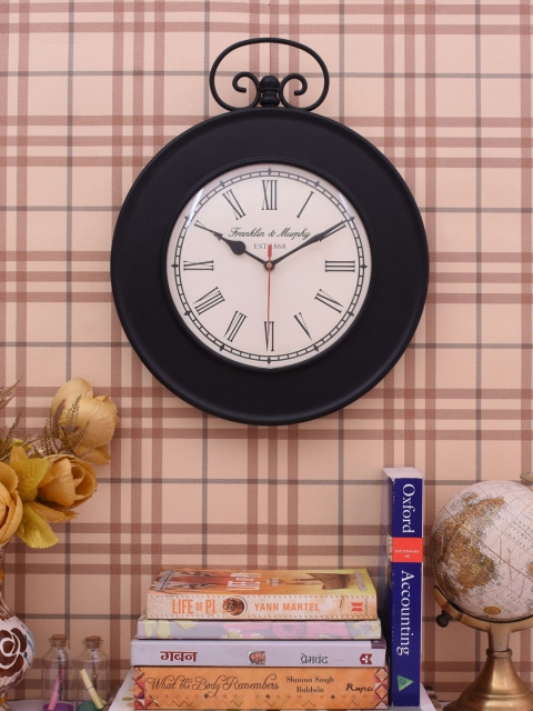 

Home Sparkle Off-White Dial Analogue 38 cm x 30 cm Wall Clock