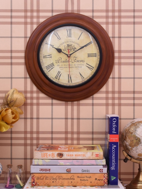 

Home Sparkle Beige Dial Analogue 38 cm x 30 cm Wall Clock
