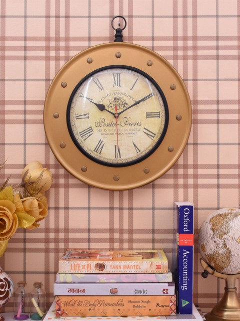 

Home Sparkle Beige Dial Analogue 35 cm x 30 cm Wall Clock