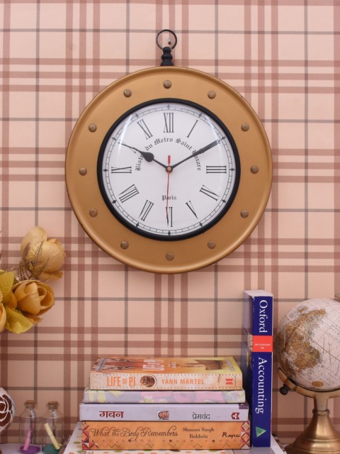 

Home Sparkle White Dial Analogue 35 cm x 30 cm Wall Clock