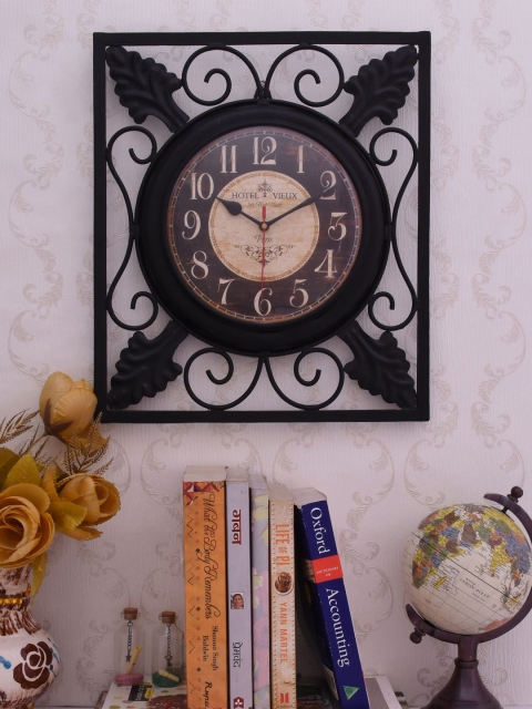 

Home Sparkle Brown Dial Analogue 38 cm x 33 cm Wall Clock