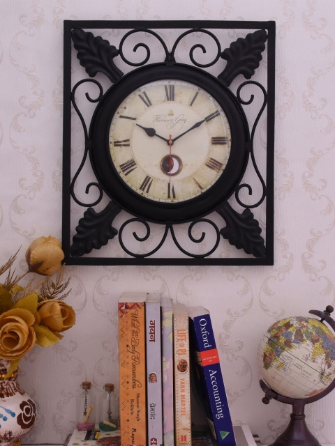 

Home Sparkle Off-White Dial Analogue 38 cm x 33 cm Wall Clock