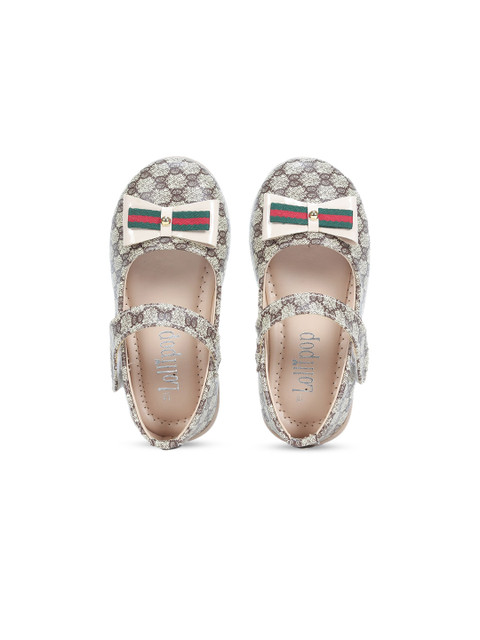 

Lil Lollipop Girls Beige Printed Ballerinas Flats