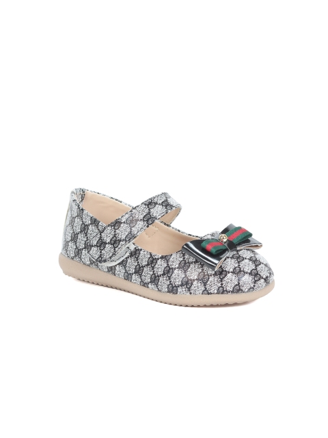 

Lil Lollipop Girls Grey Printed Ballerinas Flats
