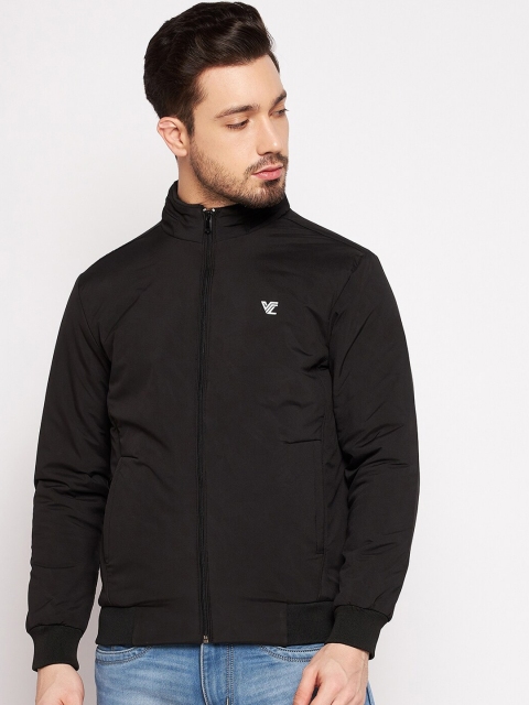 

Camey Men Black Lightweight Bomber Jacket