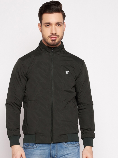 

Camey Men Olive Green Lightweight Bomber Jacket