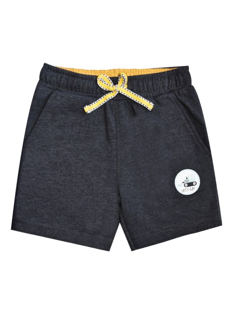 

milou Boys Black Pure Cotton Regular Shorts