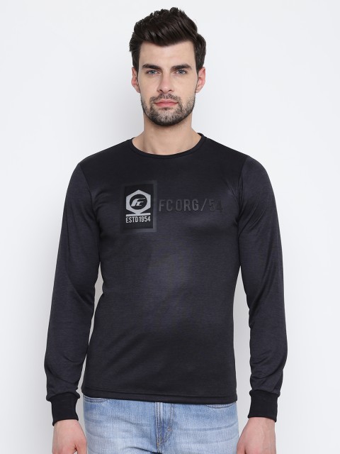

Fort Collins Men Black Printed Round Neck T-shirt