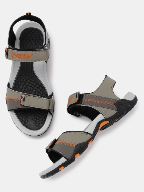 

Roadster Men Grey Sports Sandals