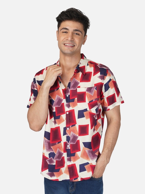 

Tinted Men Multicoloured Comfort Printed Casual Shirt, Multi