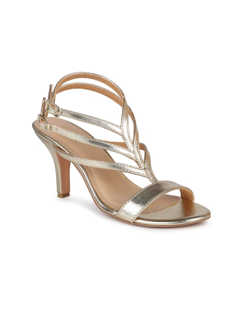 

Inc 5 Gold-Toned Party Stiletto Heels