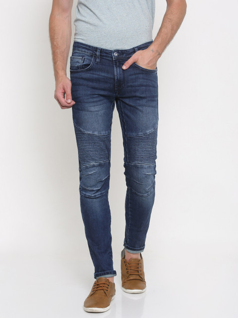 

Solly Jeans Co. Men Blue Slim Fit Mid-Rise Clean Look Stretchable Jeans