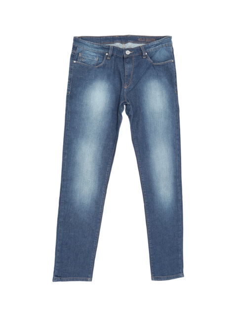 

Allen Solly Men Blue Super Skinny-Fit Mid-Rise Clean Look Stretchable Jeans