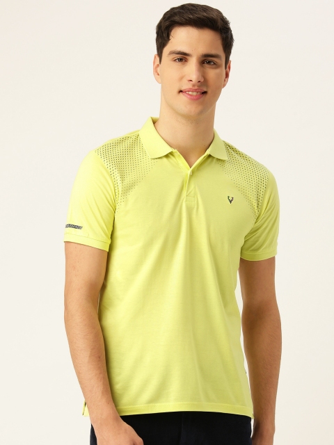 

Solly Sport Men Yellow Solid Polo Collar T-shirt