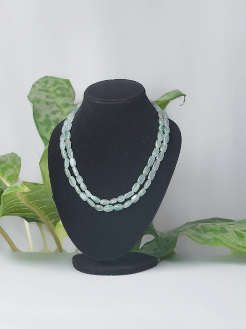 

Unnati Silks Women Sea Green Layered Necklace