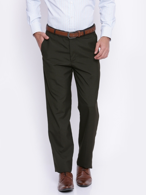 

Independence Men Brown Slim Fit Formal Trousers