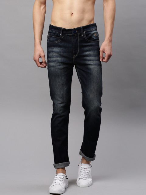 

HRX by Hrithik Roshan Men Blue Slim Tapered Fit Mid-Rise Clean Look Stretchable Jeans