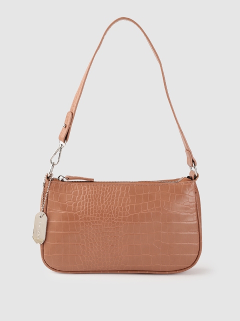 

Sugarush Brown Animal Textured Sling Bag