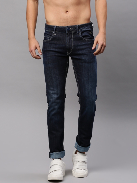 

HRX by Hrithik Roshan Men Blue Skinny Fit Mid-Rise Stretchable Jeans