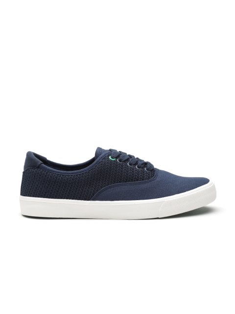 

United Colors of Benetton Men Navy Blue Sneakers