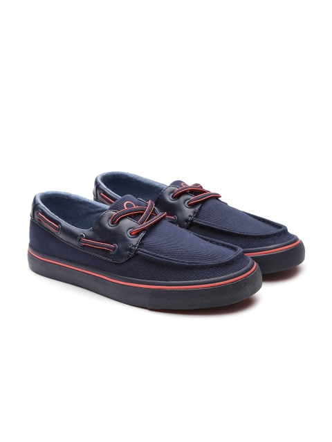 

United Colors of Benetton Men Navy Derbys, Navy blue
