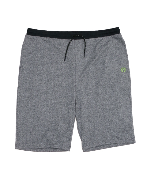 

aLL Plus Size Men Blue Self Design Regular Fit Regular Shorts