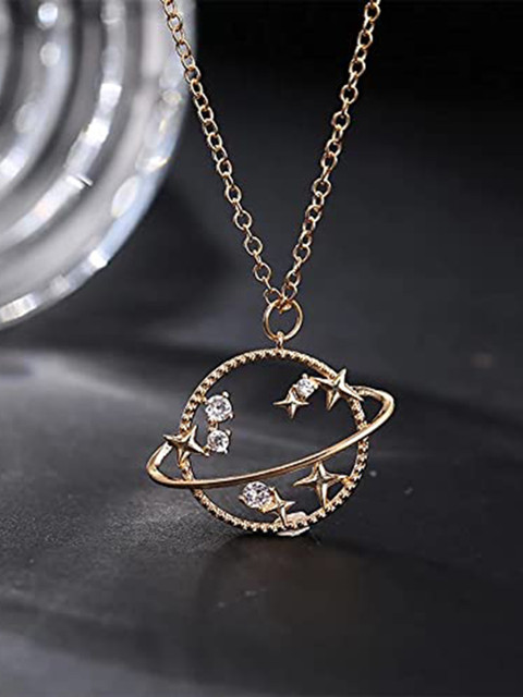 

Krelin Women Gold-Toned & White Gold-Plated Necklace