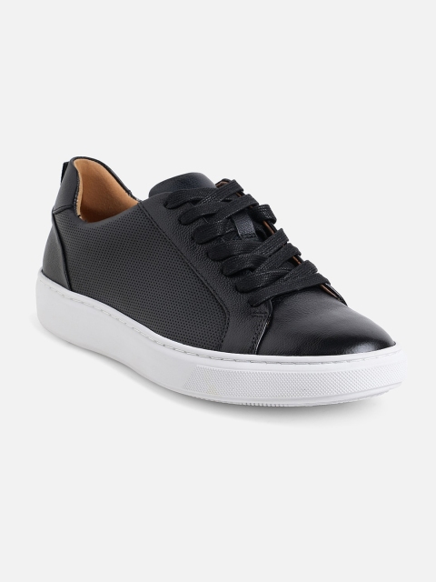 

ALDO Men Black Leather Driving Shoes