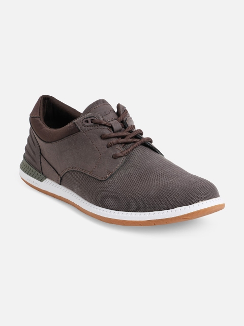 

ALDO Men Brown Textured Derbys
