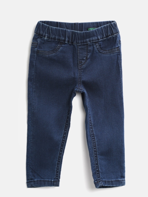 

United Colors of Benetton Girls Navy Jeggings, Blue