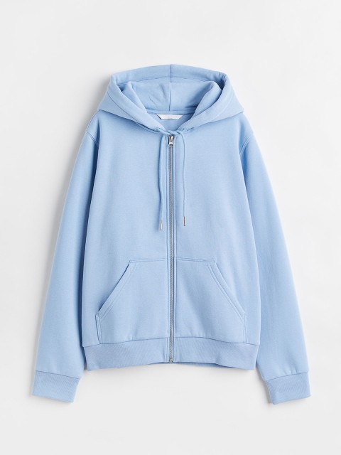 

H&M Woman Zip-through hoodie, Blue