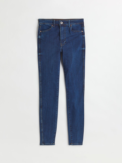 

H&M Women Blue Skinny High Ankle Jeans