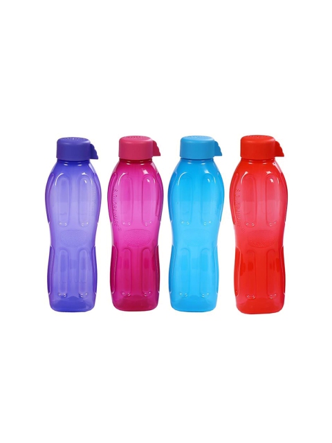 

SignoraWare Set Of 4 Leak Proof BPA-Free Plastic Water Bottles 1L, Blue
