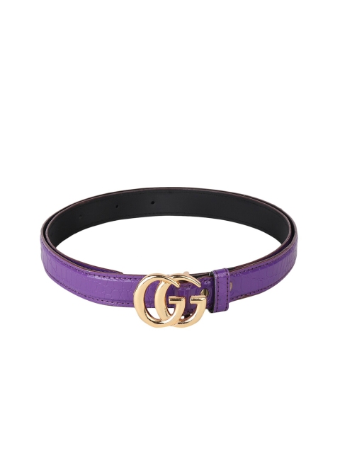 

Swiss Design Women Purple Slim Belt