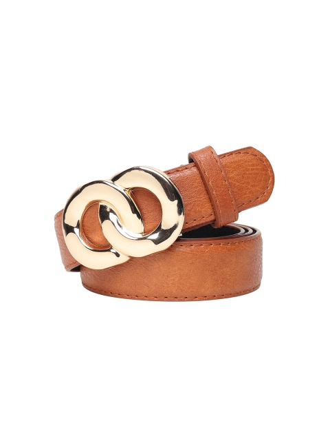 

Swiss Design Women Tan Slim Belt