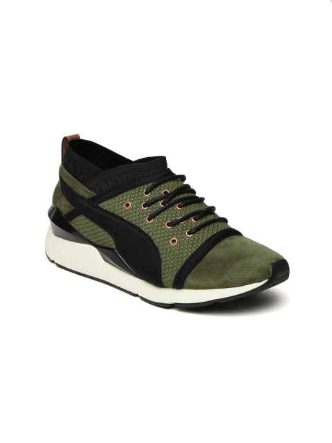 

Puma Women Olive Green Pearl VR Sneakers