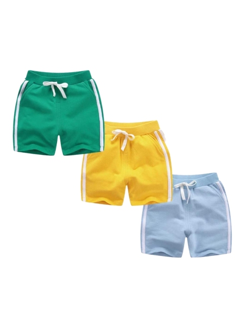 

KYDA KIDS Boys Pack of 3 Shorts, Green